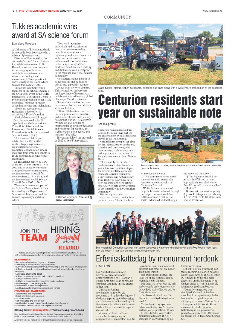 Rekord Centurion 19 January 2024 page 6