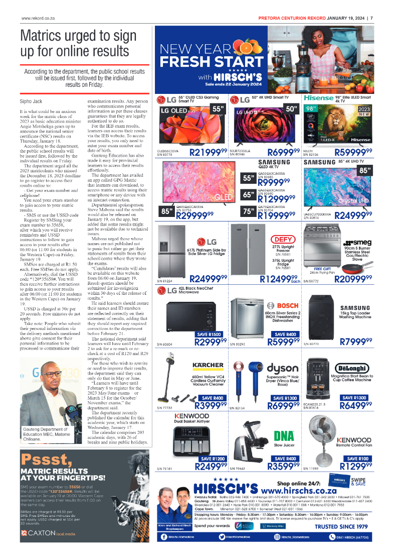Rekord Centurion 19 January 2024 page 7