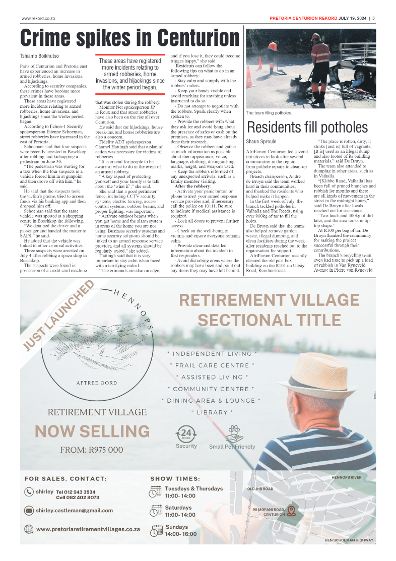 Rekord Centurion 19 July 2024 page 3
