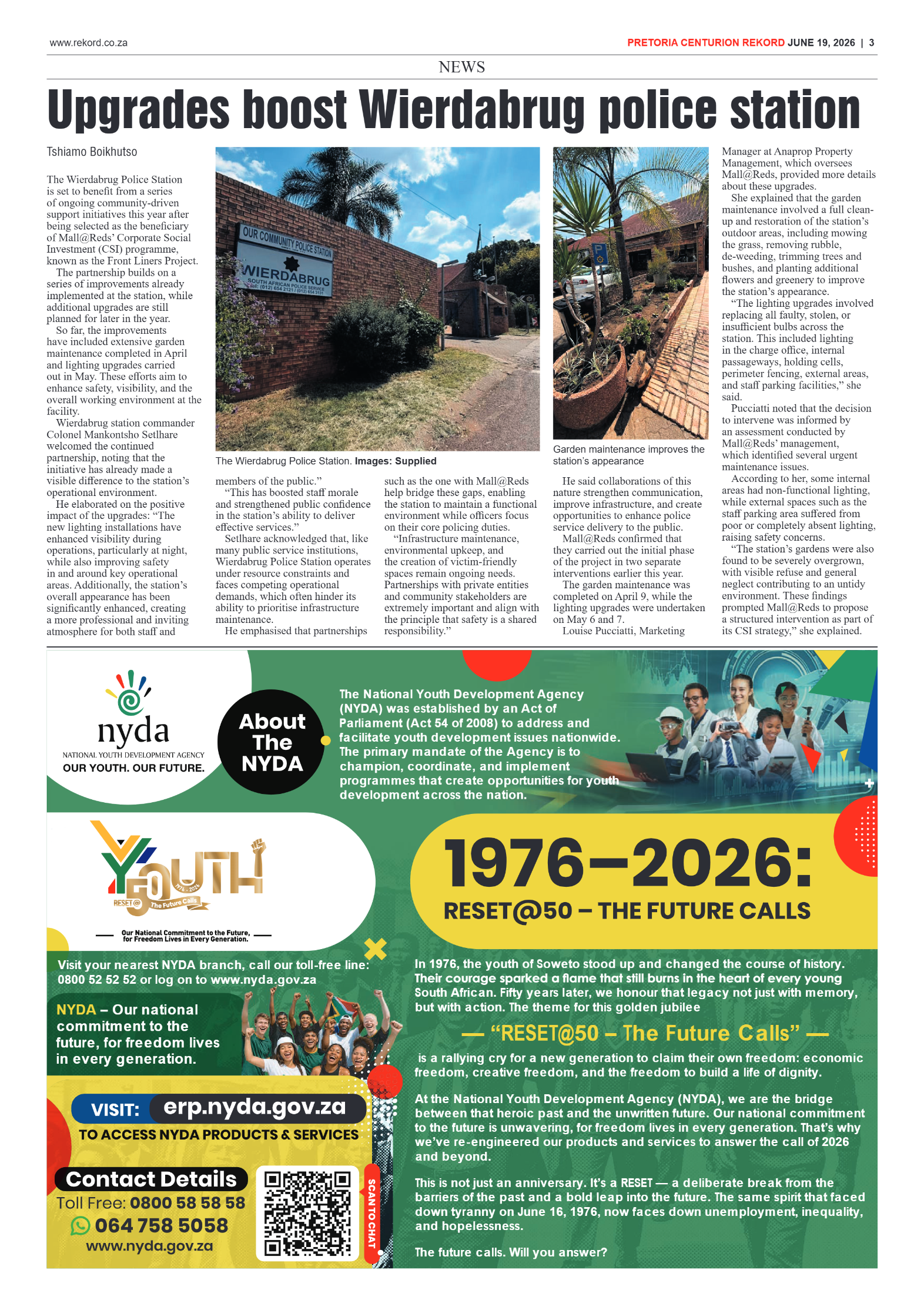 Rekord Centurion 19 June 2026 page 3