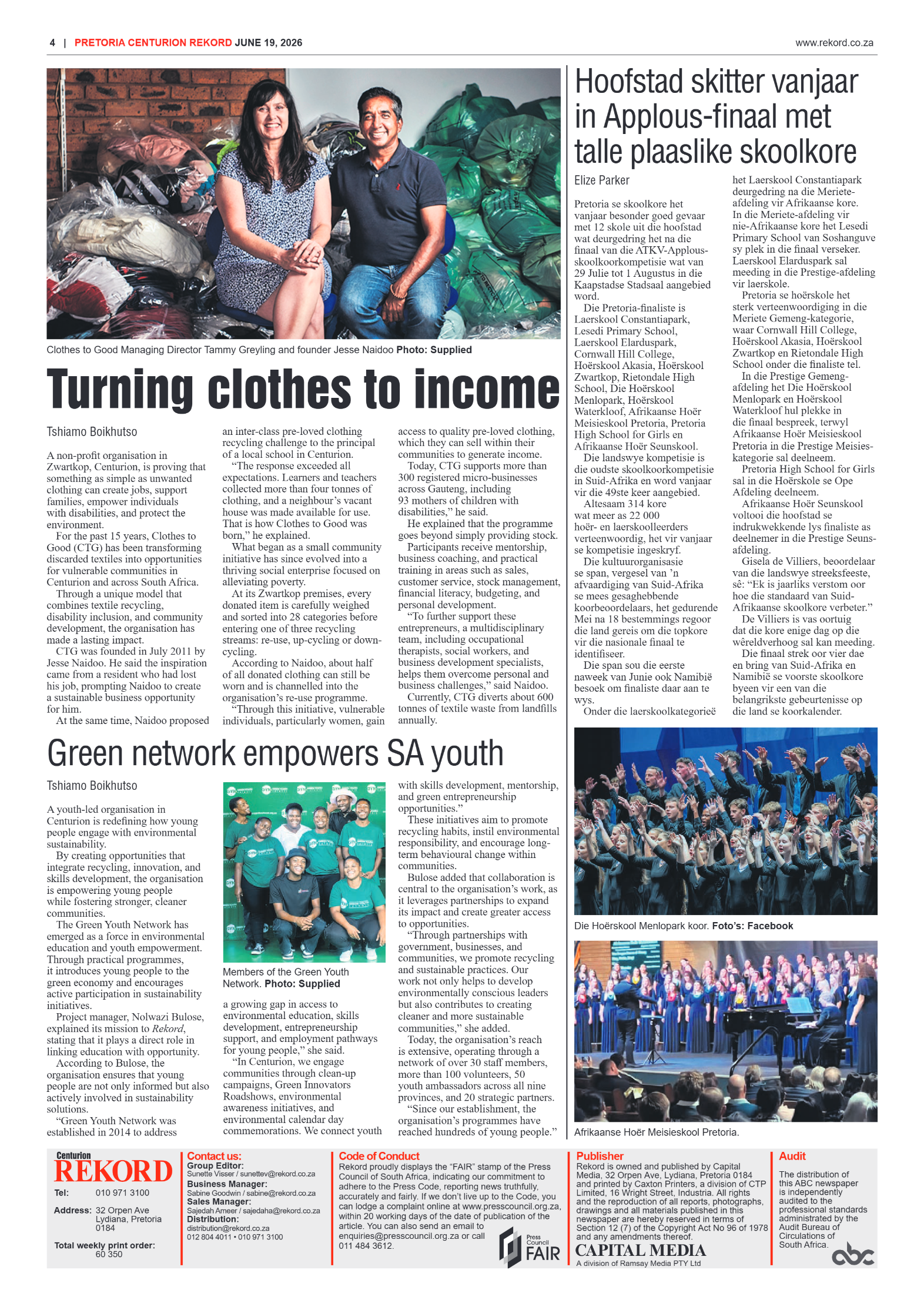 Rekord Centurion 19 June 2026 page 4