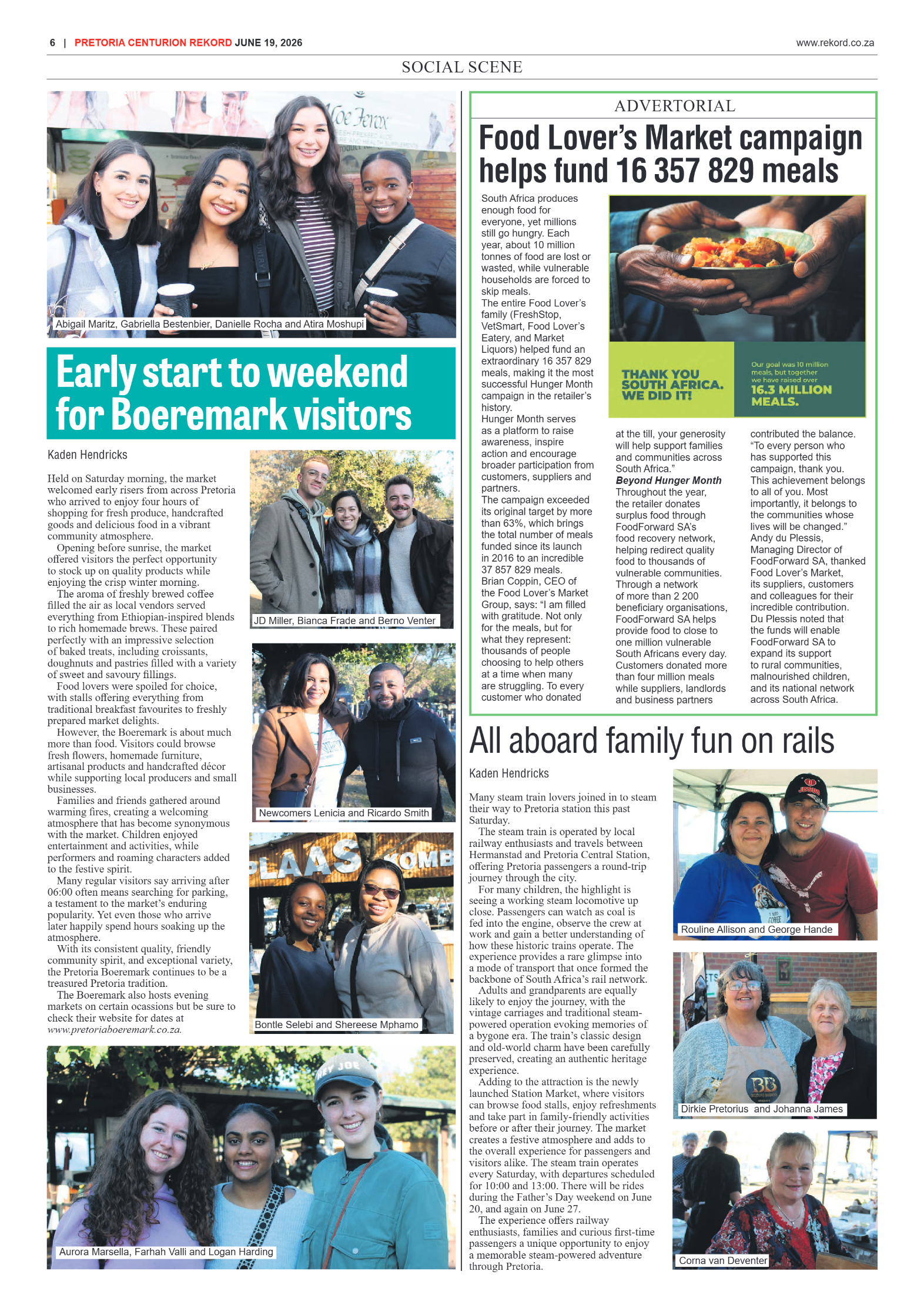 Rekord Centurion 19 June 2026 page 6