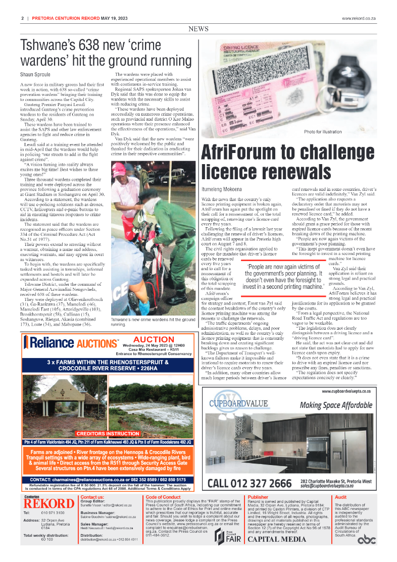 Rekord Centurion 19 May 2023 page 2
