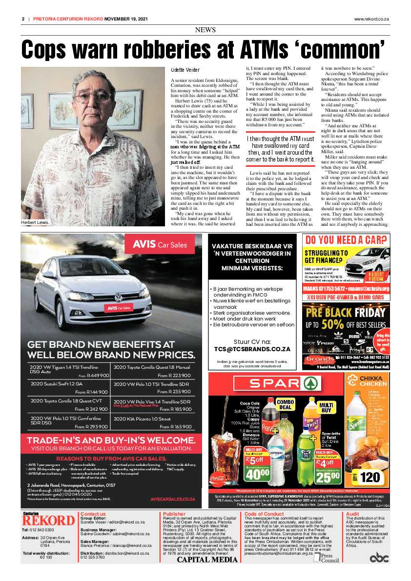 Rekord Centurion 19 November 2021 page 2