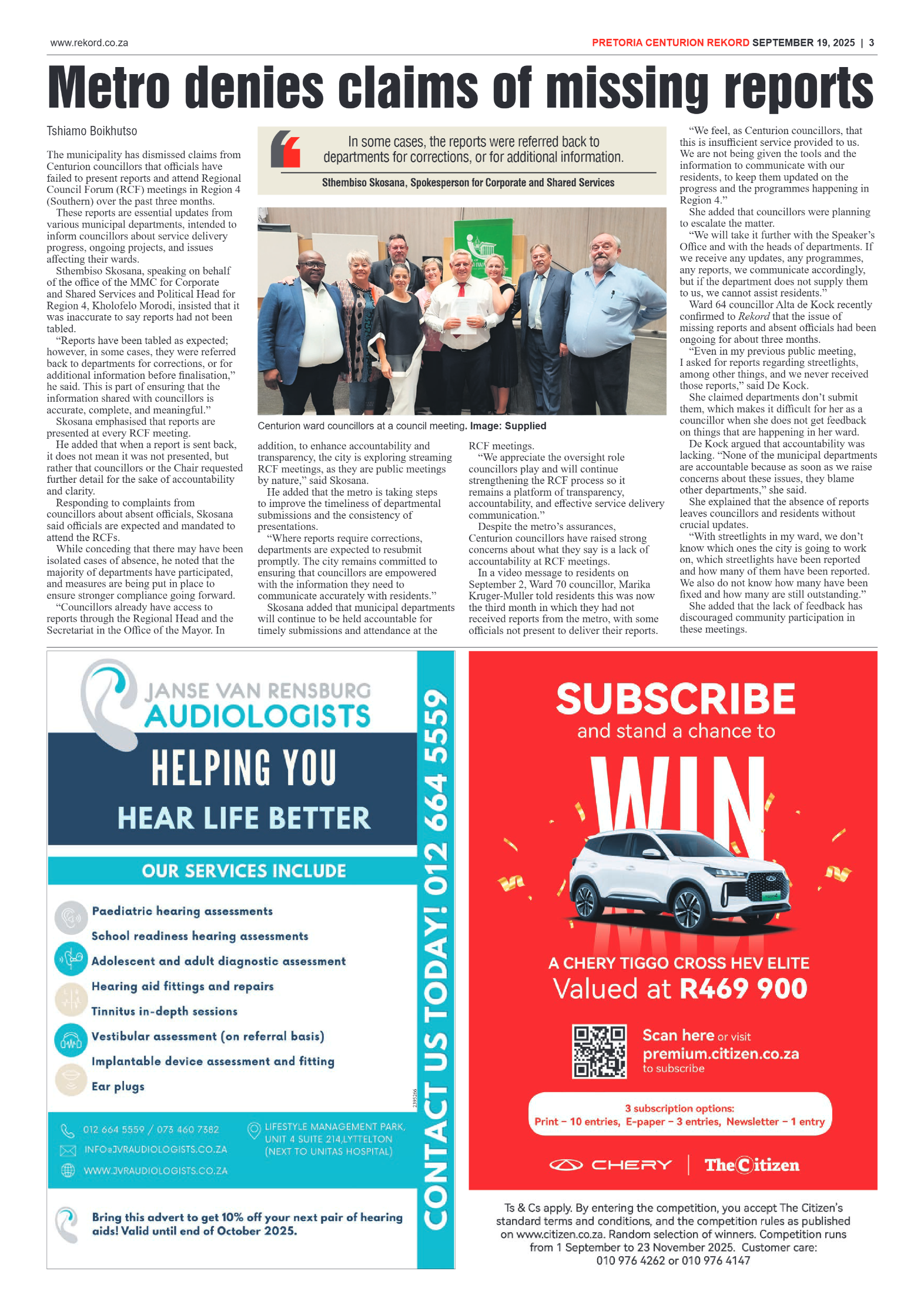 Rekord Centurion 19 September 2025 page 5