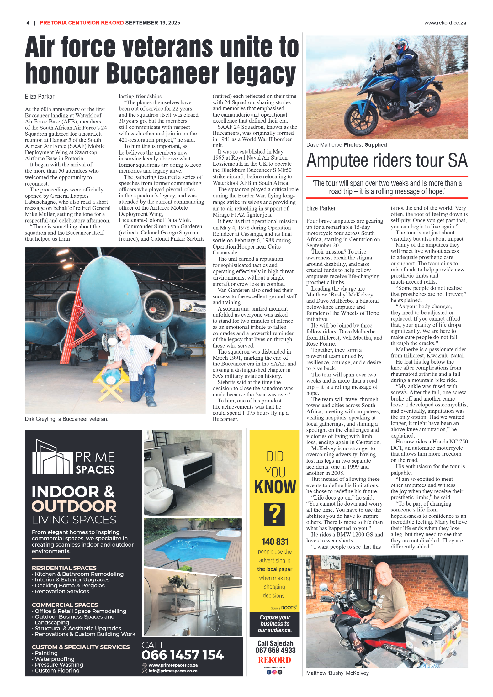 Rekord Centurion 19 September 2025 page 6