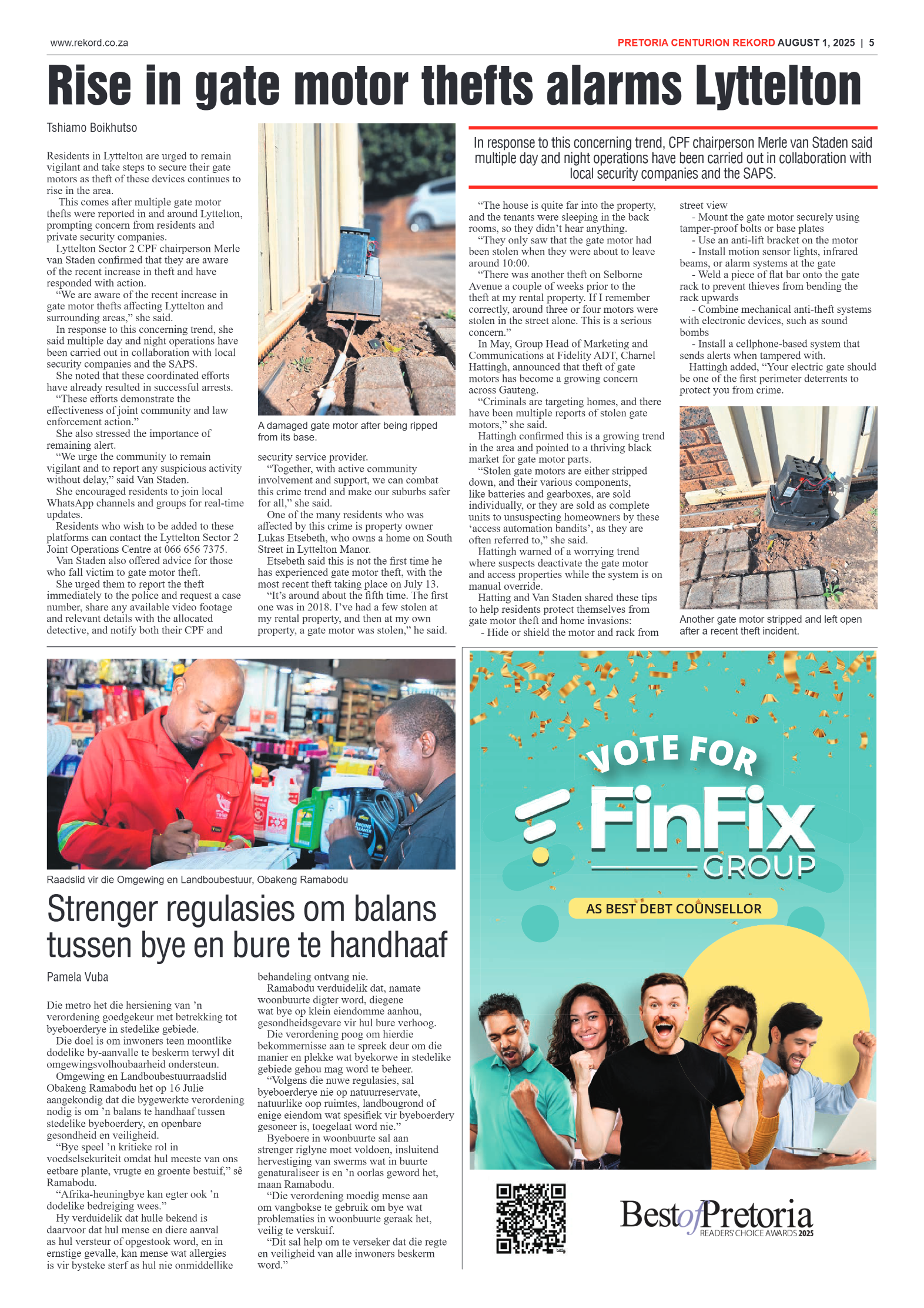 Rekord Centurion 1 August 2025 page 5