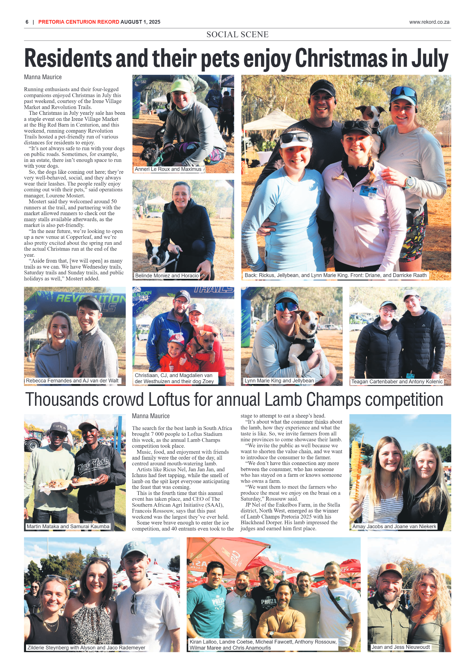 Rekord Centurion 1 August 2025 page 6