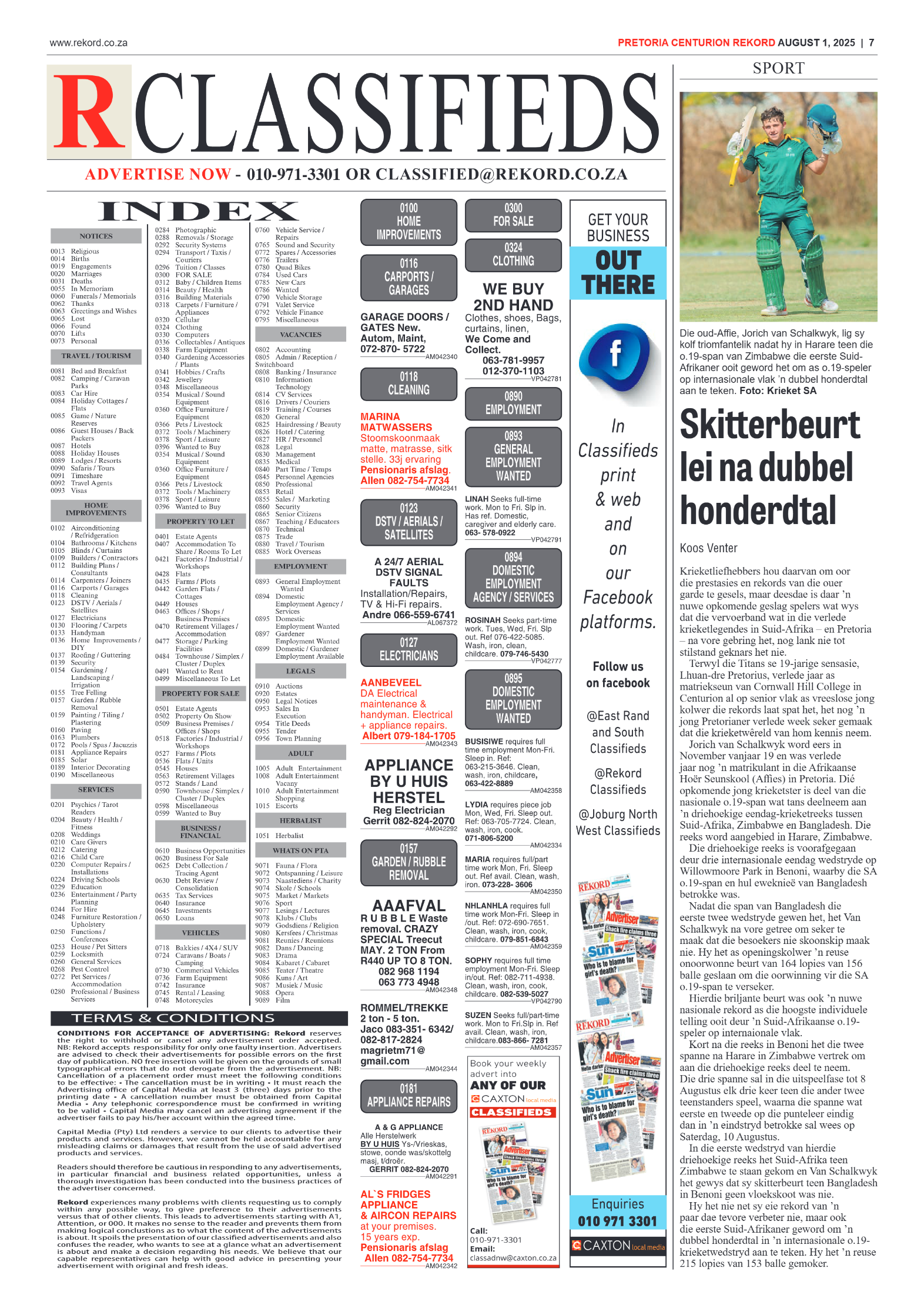 Rekord Centurion 1 August 2025 page 7