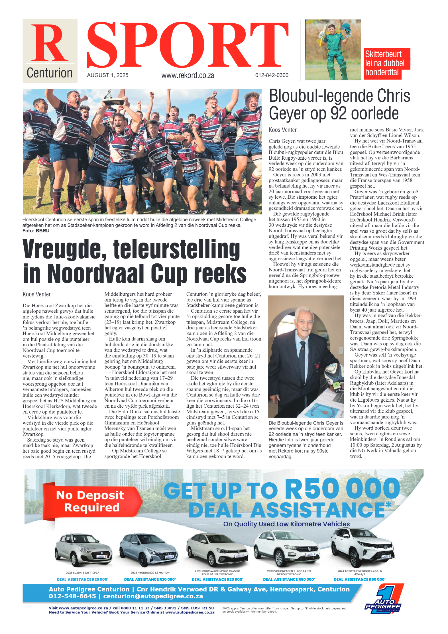 Rekord Centurion 1 August 2025 page 8