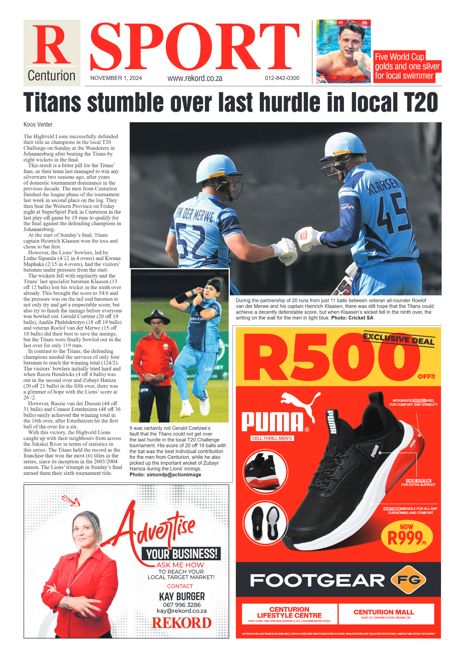 Rekord Centurion 1 November 2024 page 19