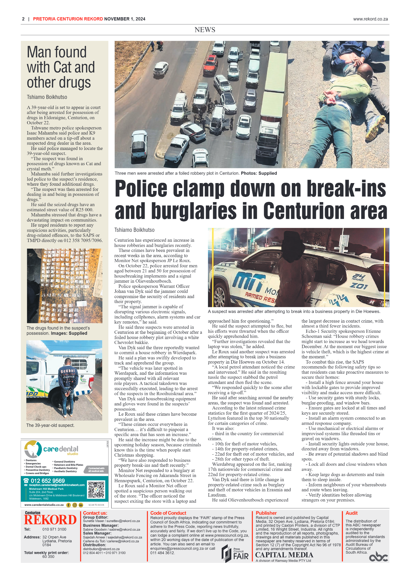 Rekord Centurion 1 November 2024 page 2