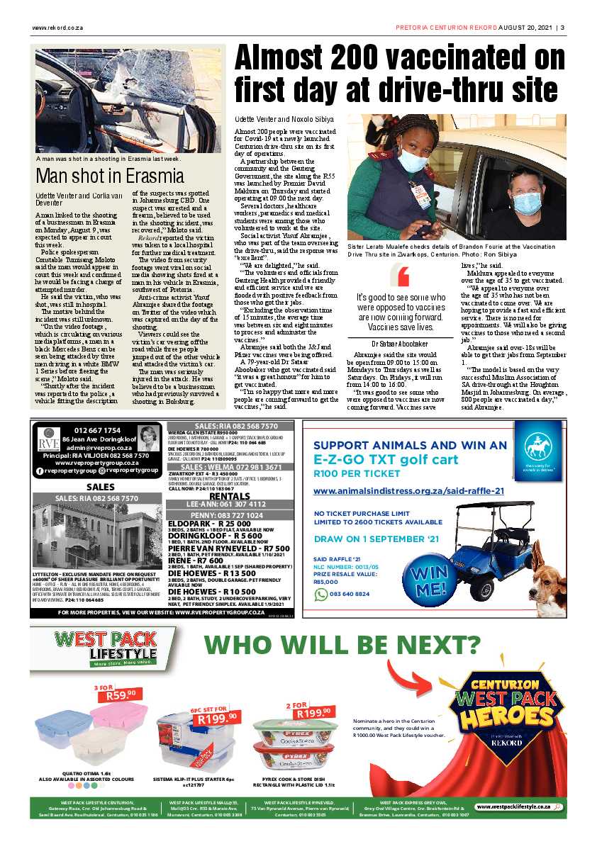 Rekord Centurion 20 August 2021 page 3