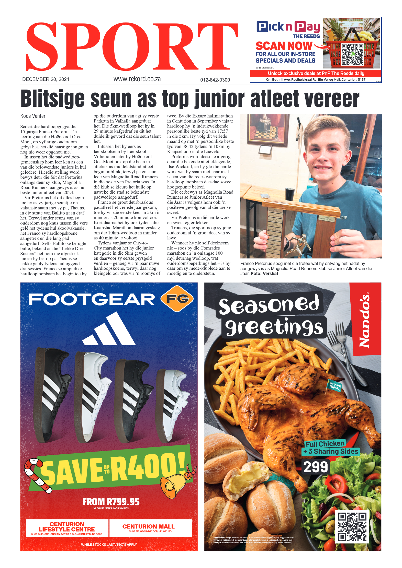 Rekord Centurion 20 December 2024 page 8