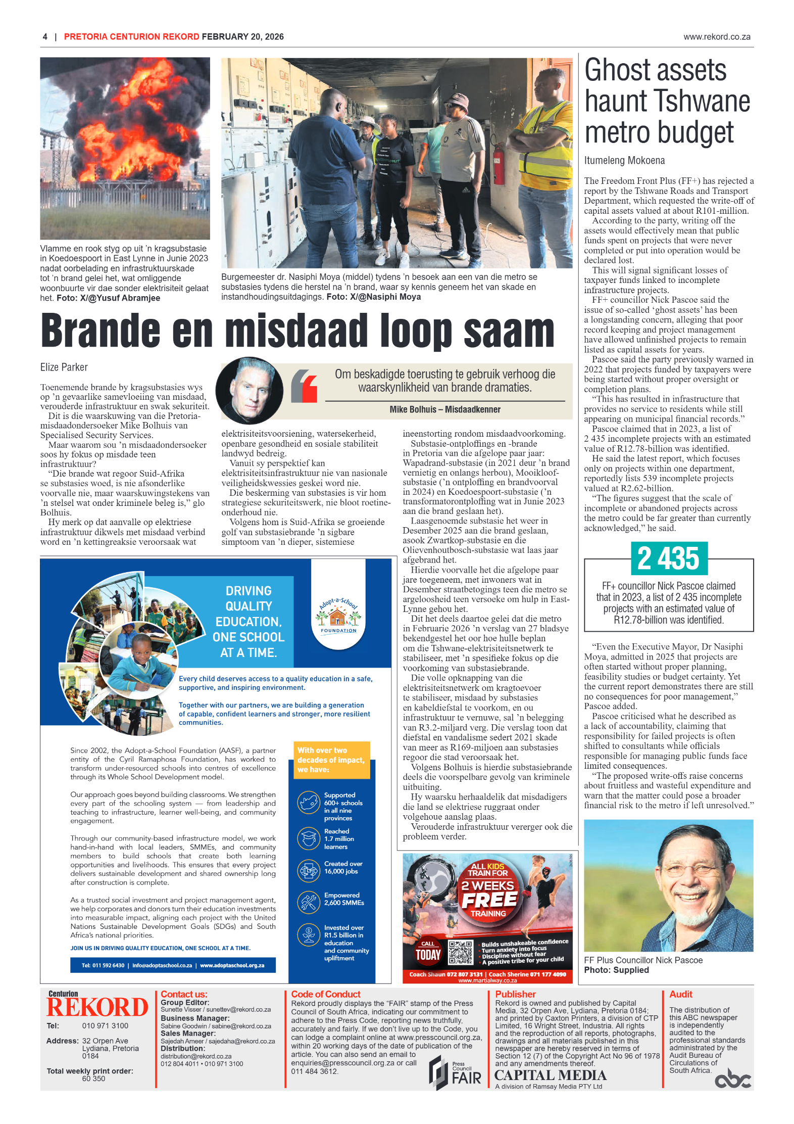 Rekord Centurion 20 February 2026 page 4