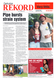 Rekord Centurion 20 February 2026