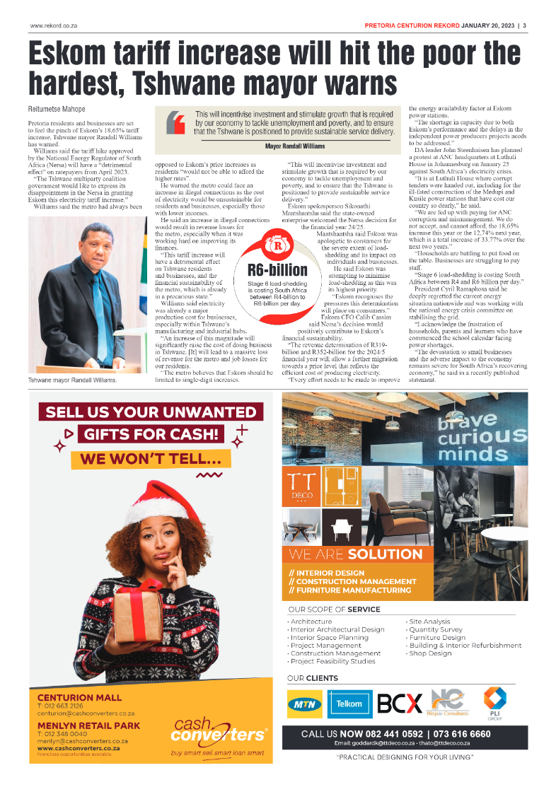 Rekord Centurion 20 January 2023 page 3