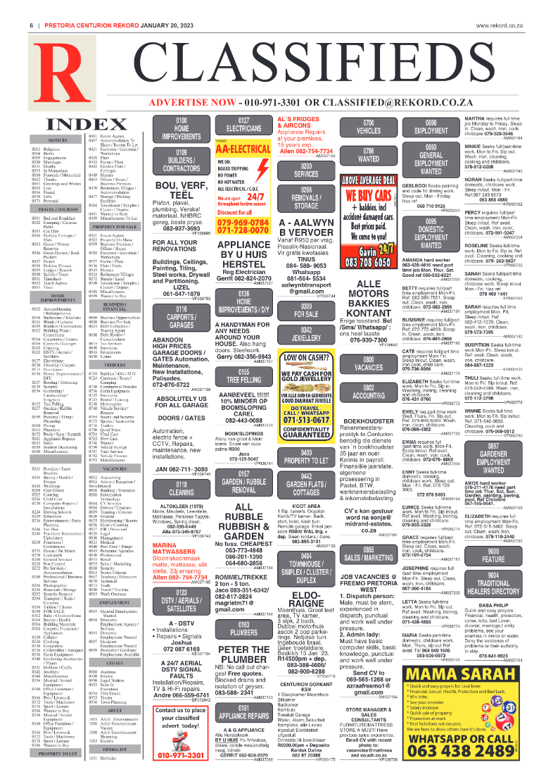 Rekord Centurion 20 January 2023 page 6