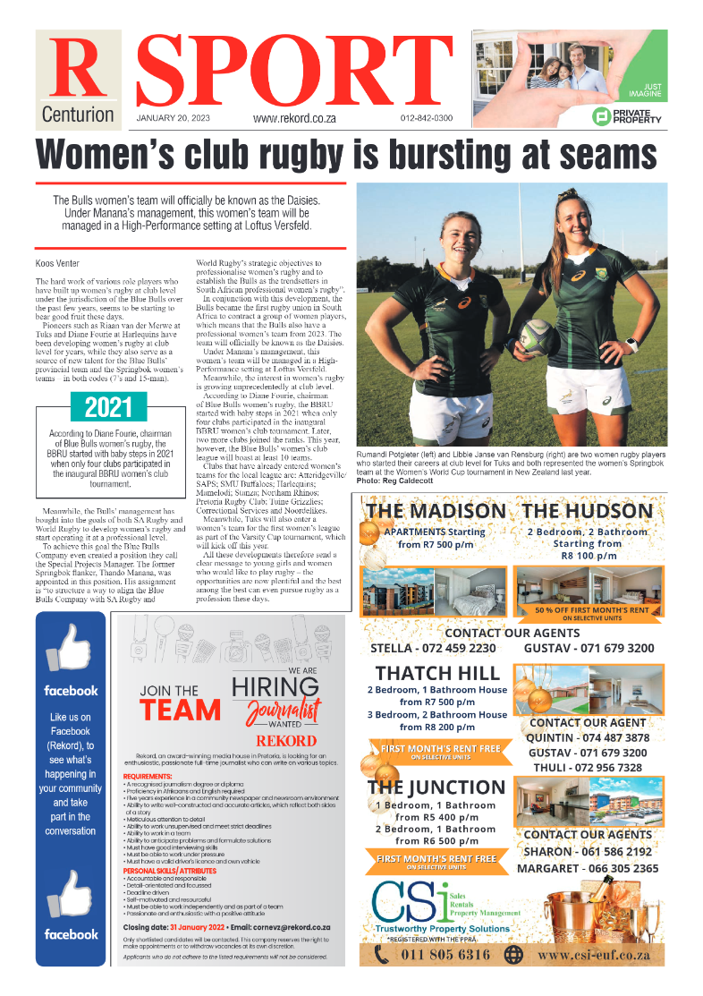Rekord Centurion 20 January 2023 page 8