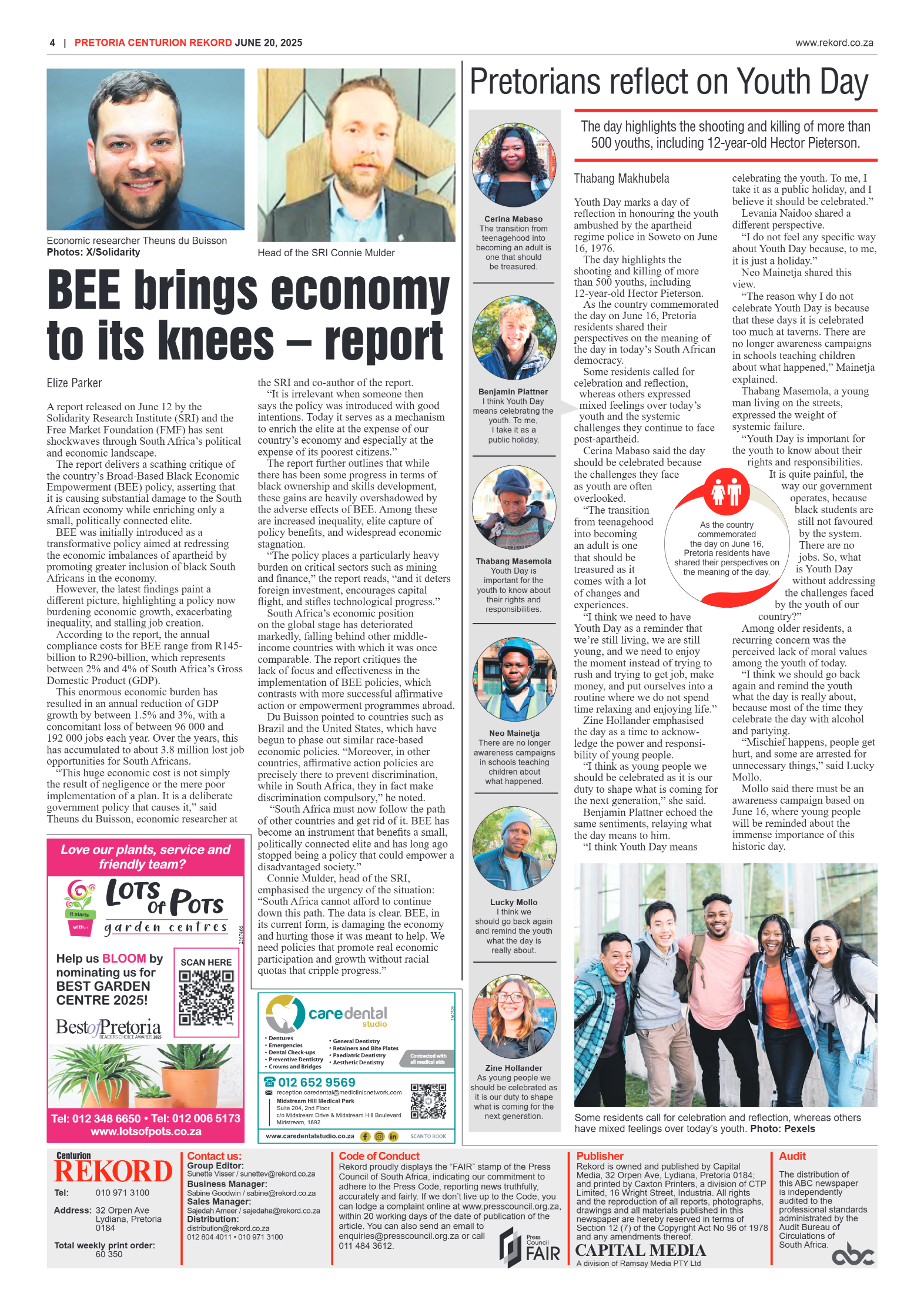Rekord Centurion 20 June 2025 page 4