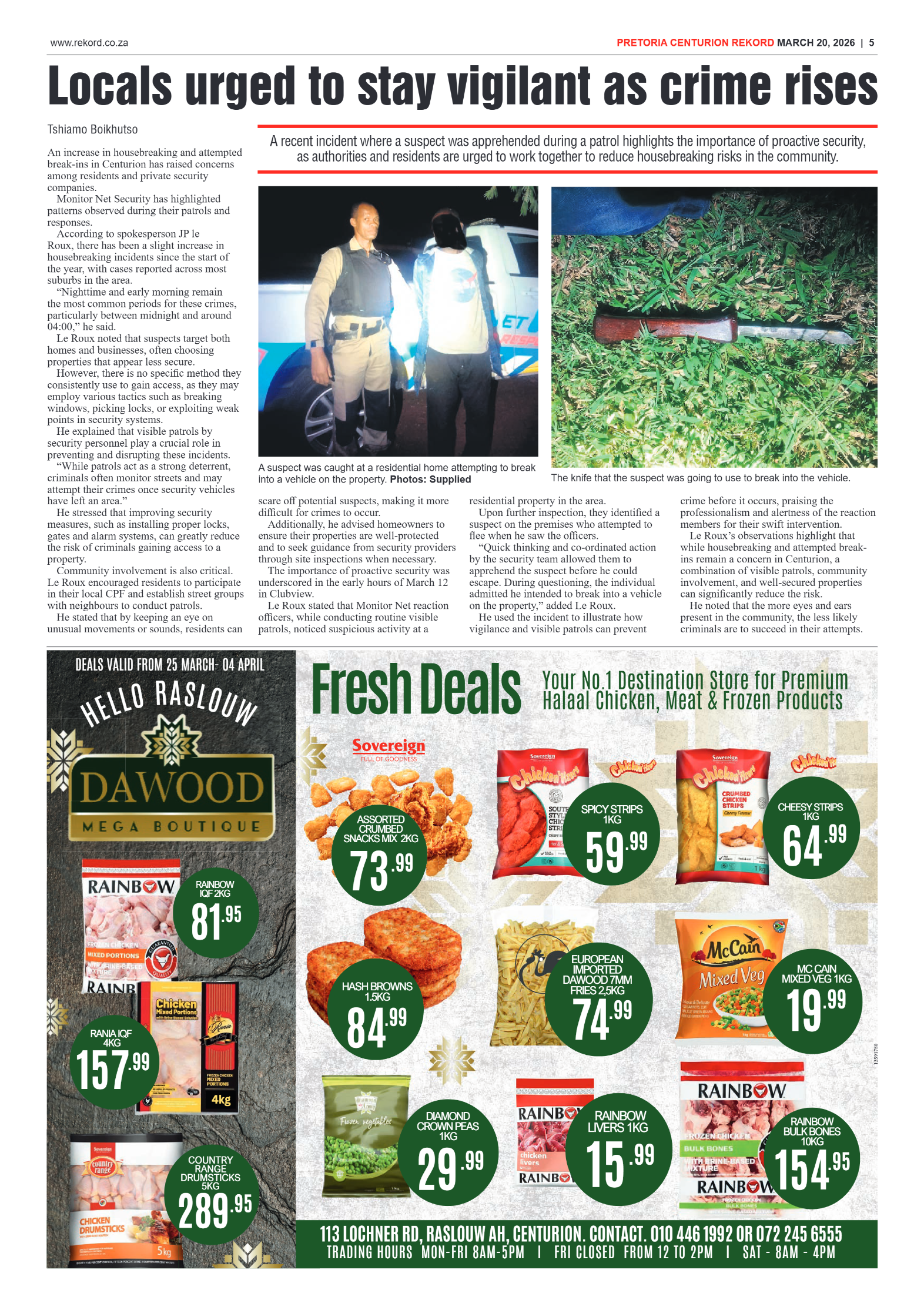 Rekord Centurion 20 March 2026 page 5