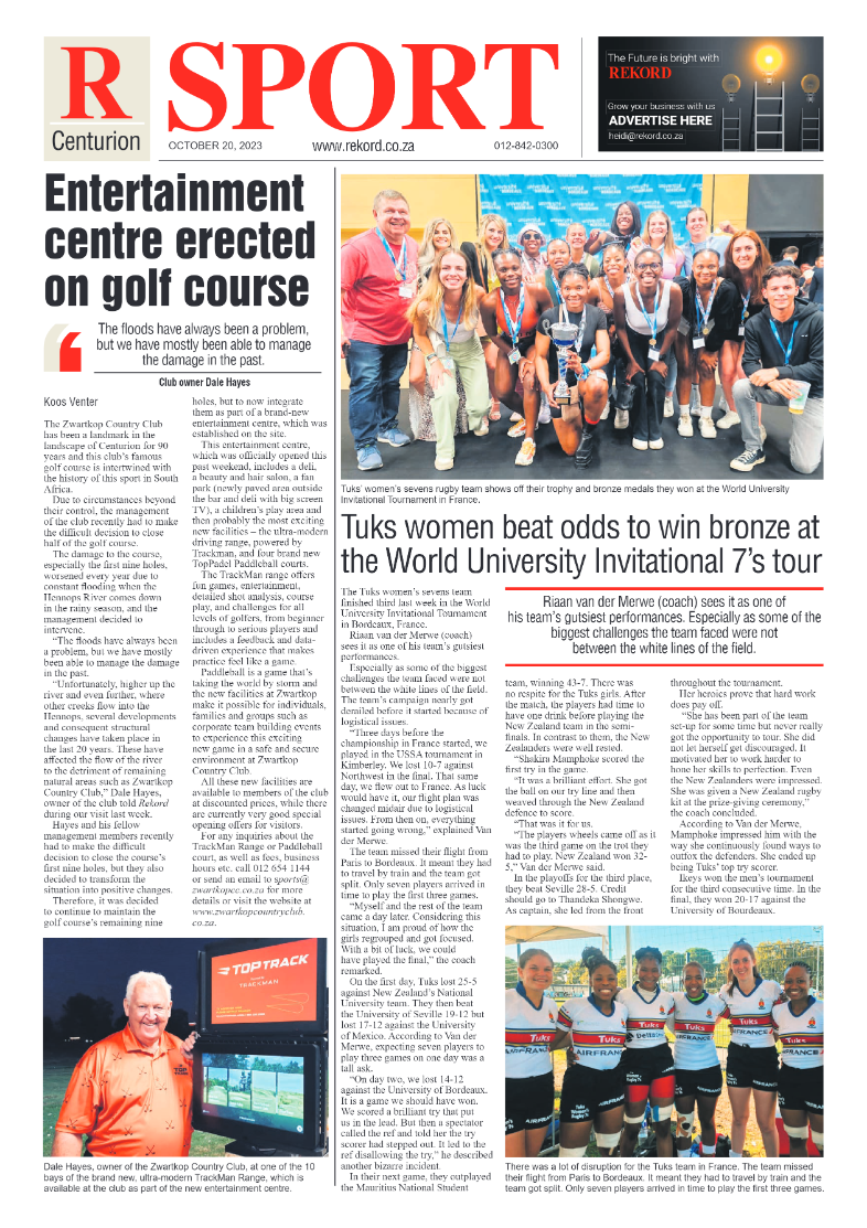 Rekord Centurion 20 October 2023 page 12
