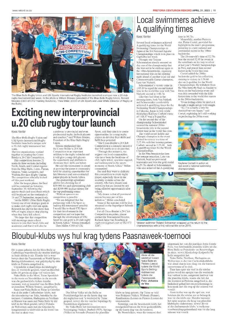 Rekord Centurion 21 April 2023 page 11