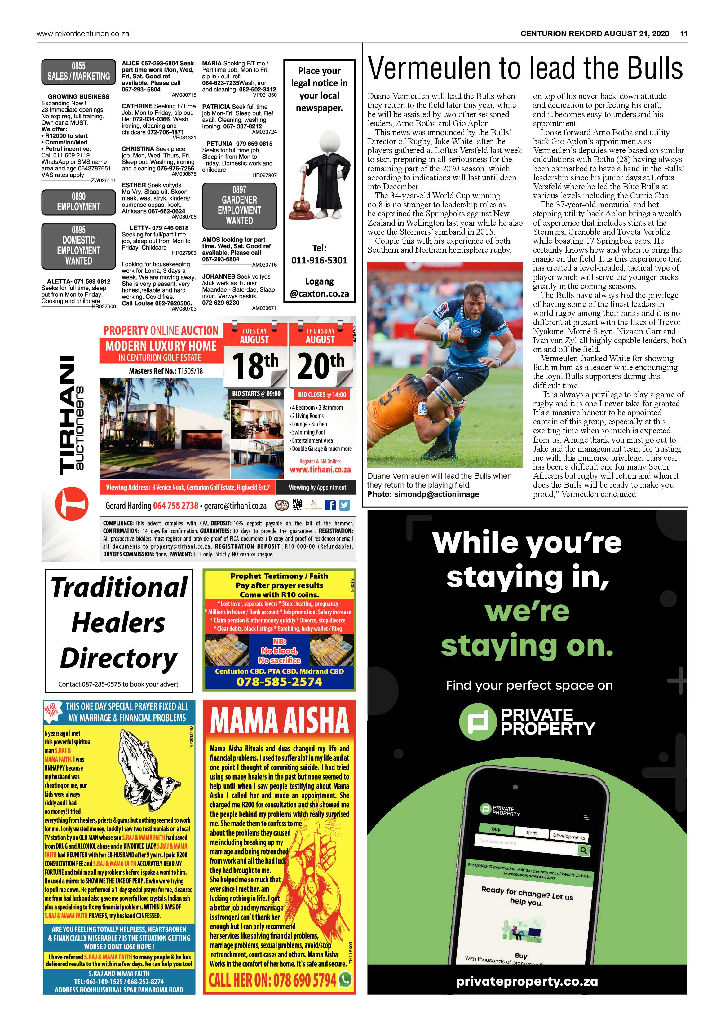 Rekord Centurion 21 August 2020 page 11