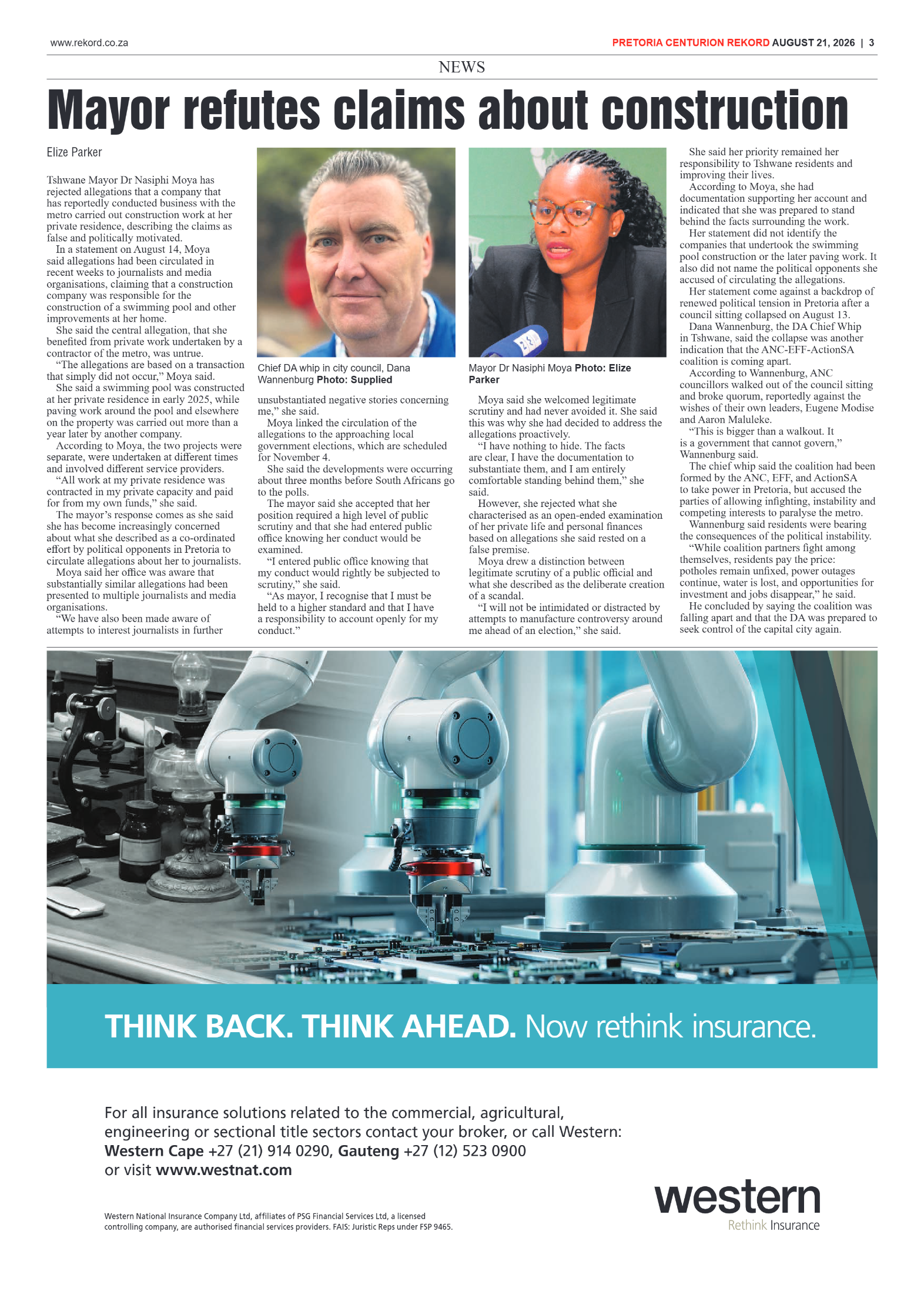 Rekord Centurion 21 August 2026 page 3