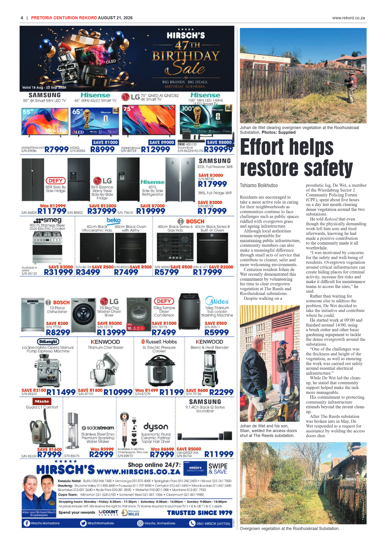 Rekord Centurion 21 August 2026 page 4