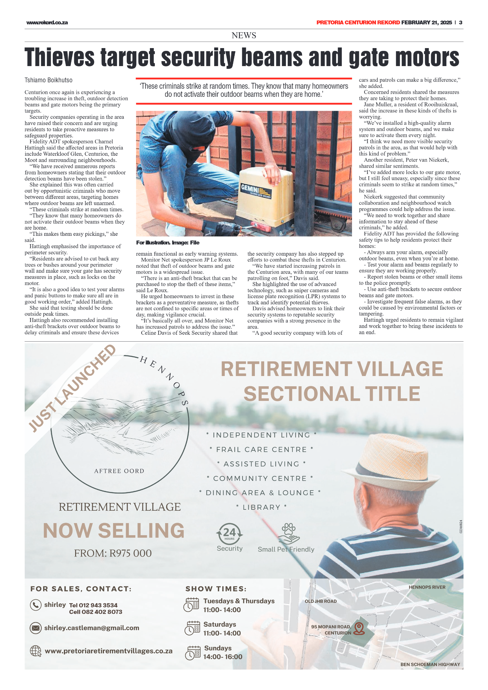 Rekord Centurion 21 February 2025 page 3