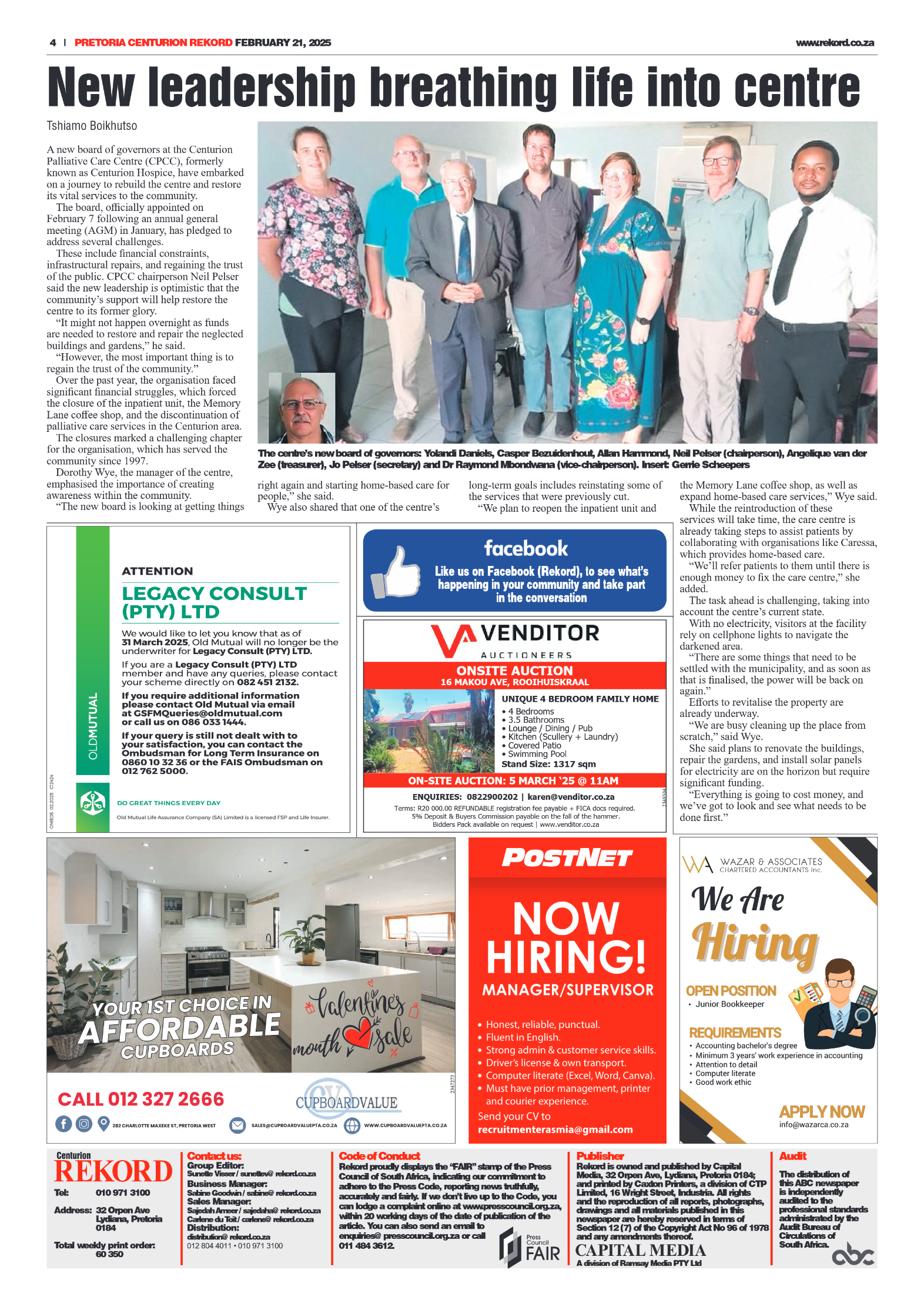 Rekord Centurion 21 February 2025 page 4