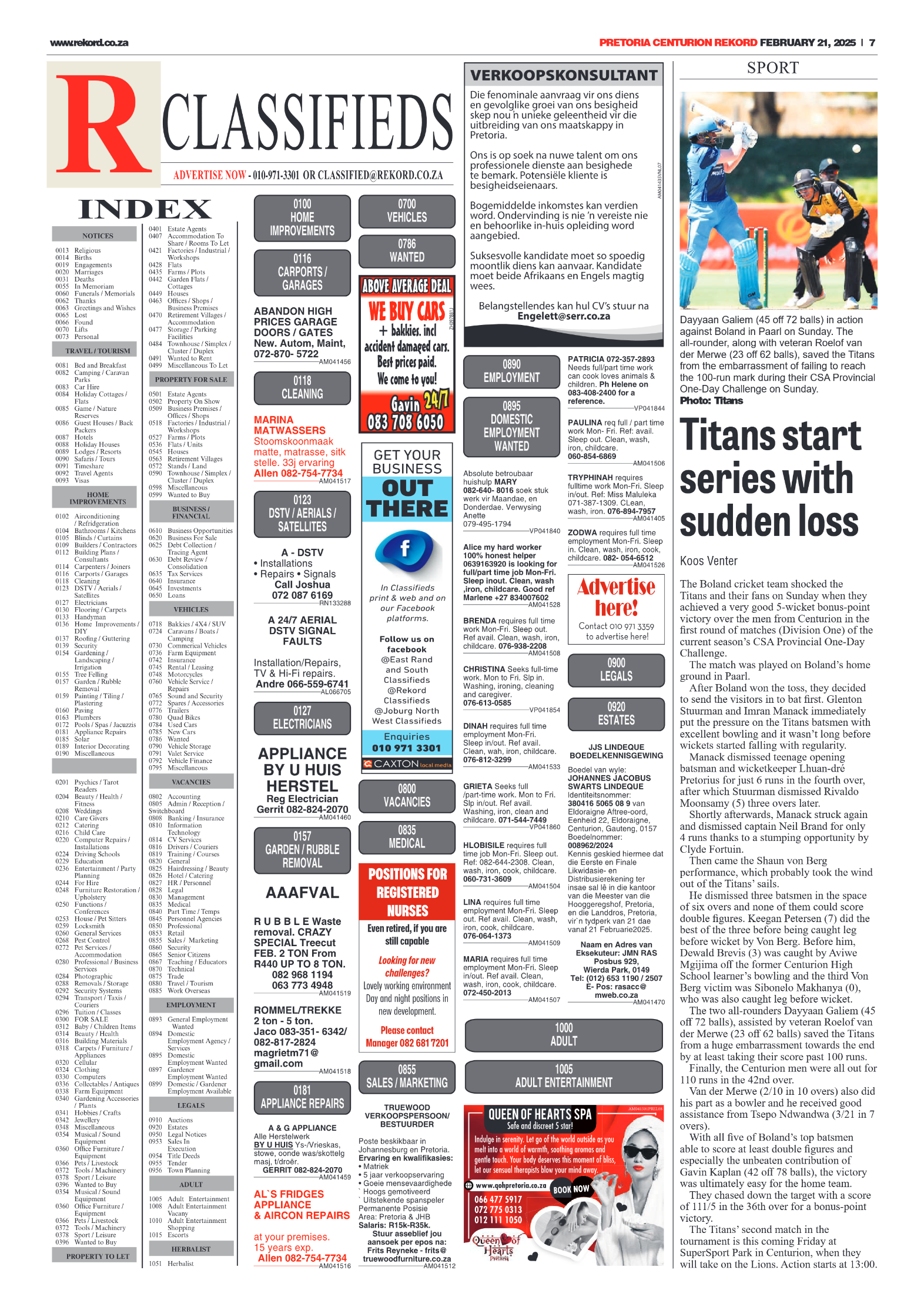 Rekord Centurion 21 February 2025 page 7