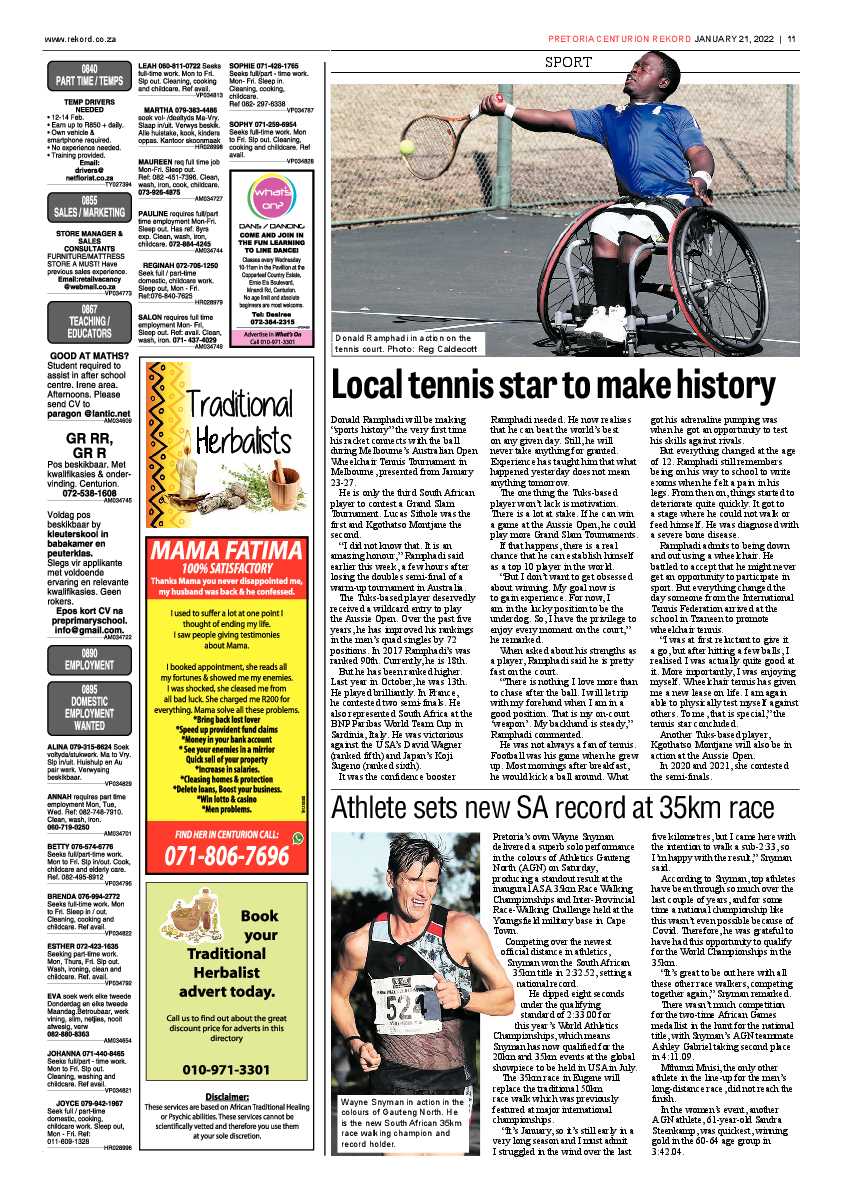 Rekord Centurion 21 January 2022 page 11