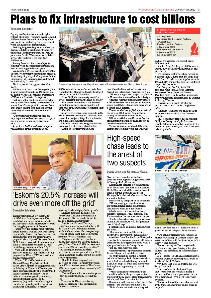 Rekord Centurion 21 January 2022 page 3