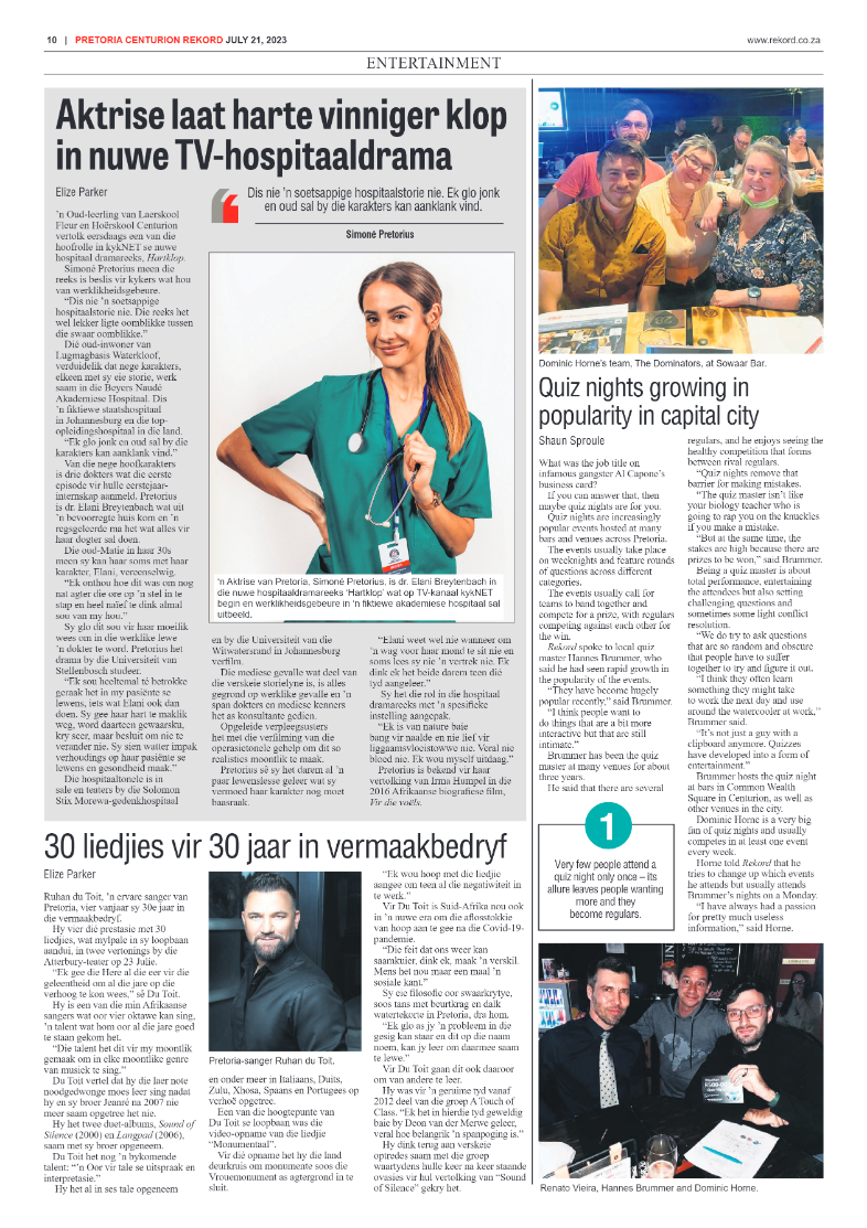 Rekord Centurion 21 July 2023 page 10