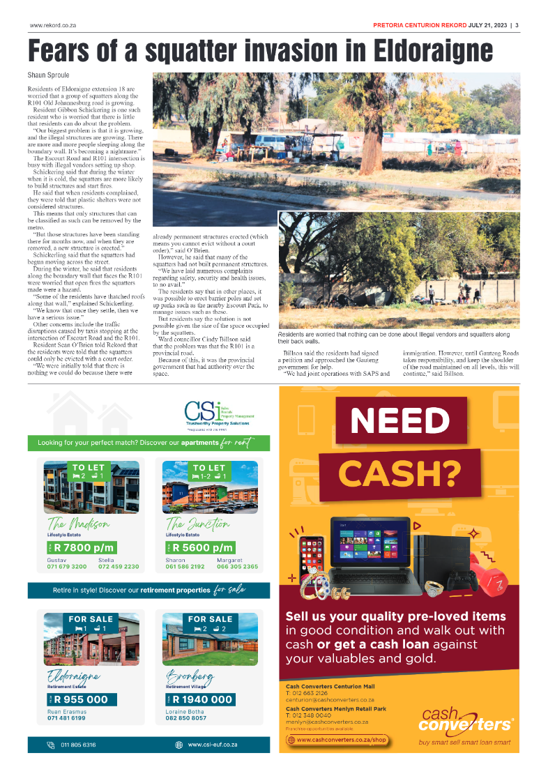 Rekord Centurion 21 July 2023 page 3