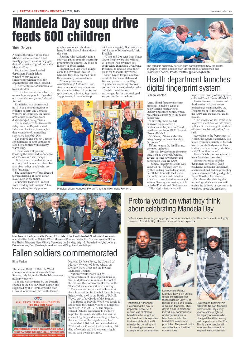 Rekord Centurion 21 July 2023 page 4