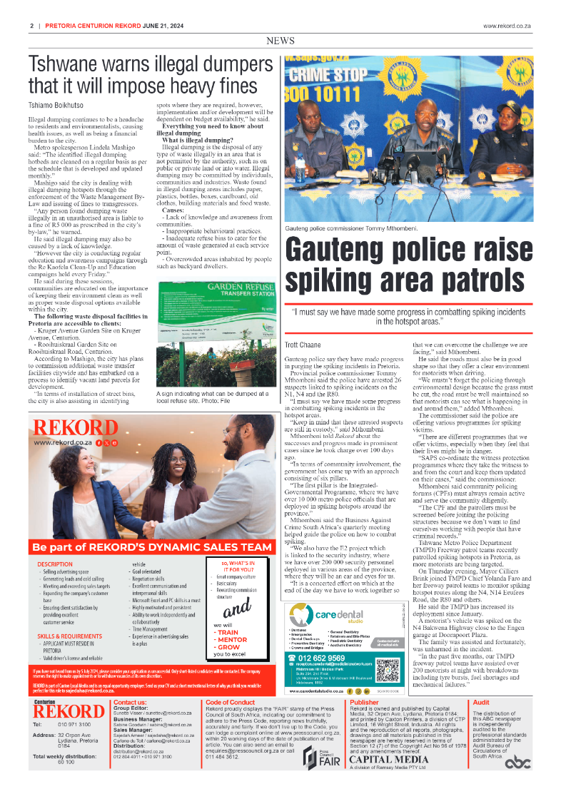 Rekord Centurion 21 June 2024 page 2