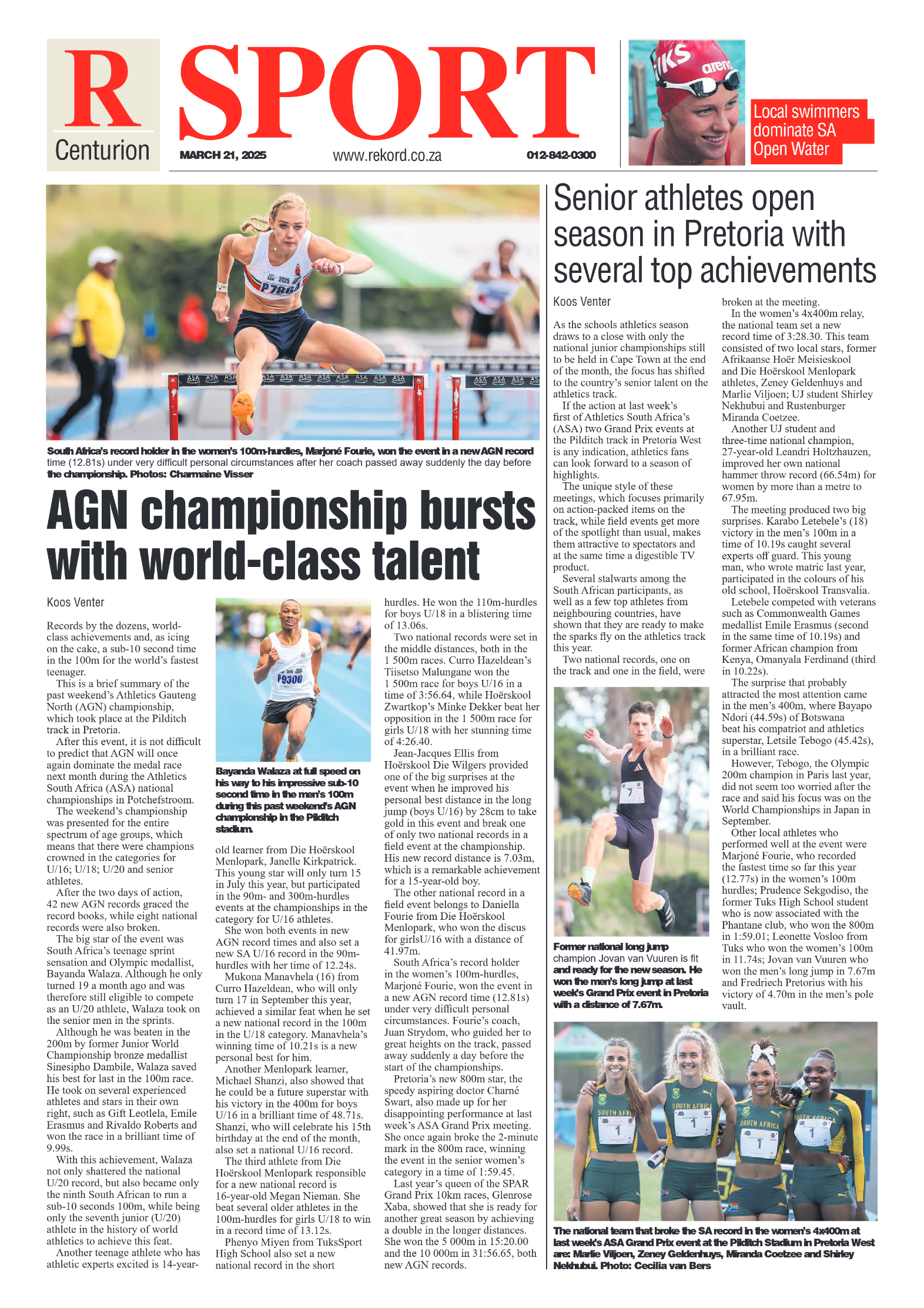 Rekord Centurion 21 March 2025 page 12