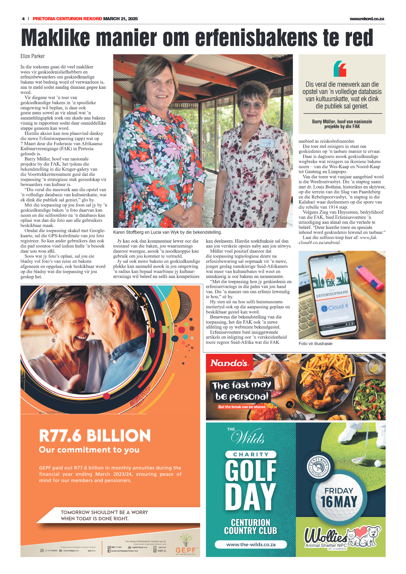 Rekord Centurion 21 March 2025 page 4
