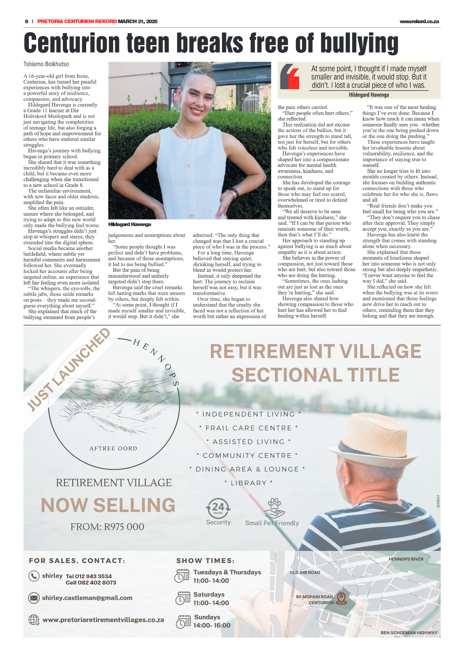 Rekord Centurion 21 March 2025 page 8