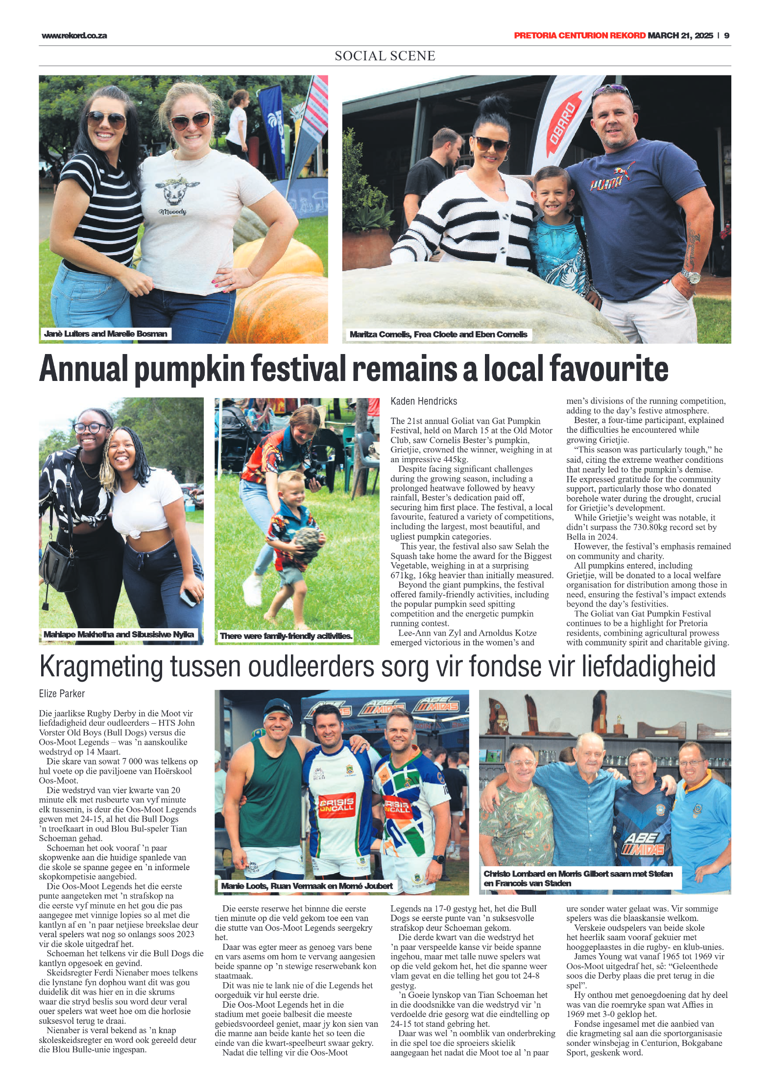 Rekord Centurion 21 March 2025 page 9