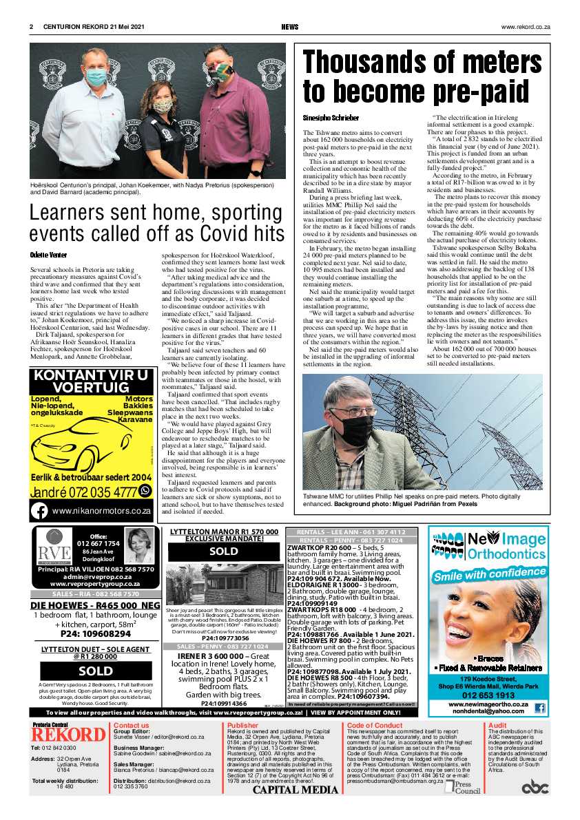 Rekord Centurion 21 May 2021 page 2