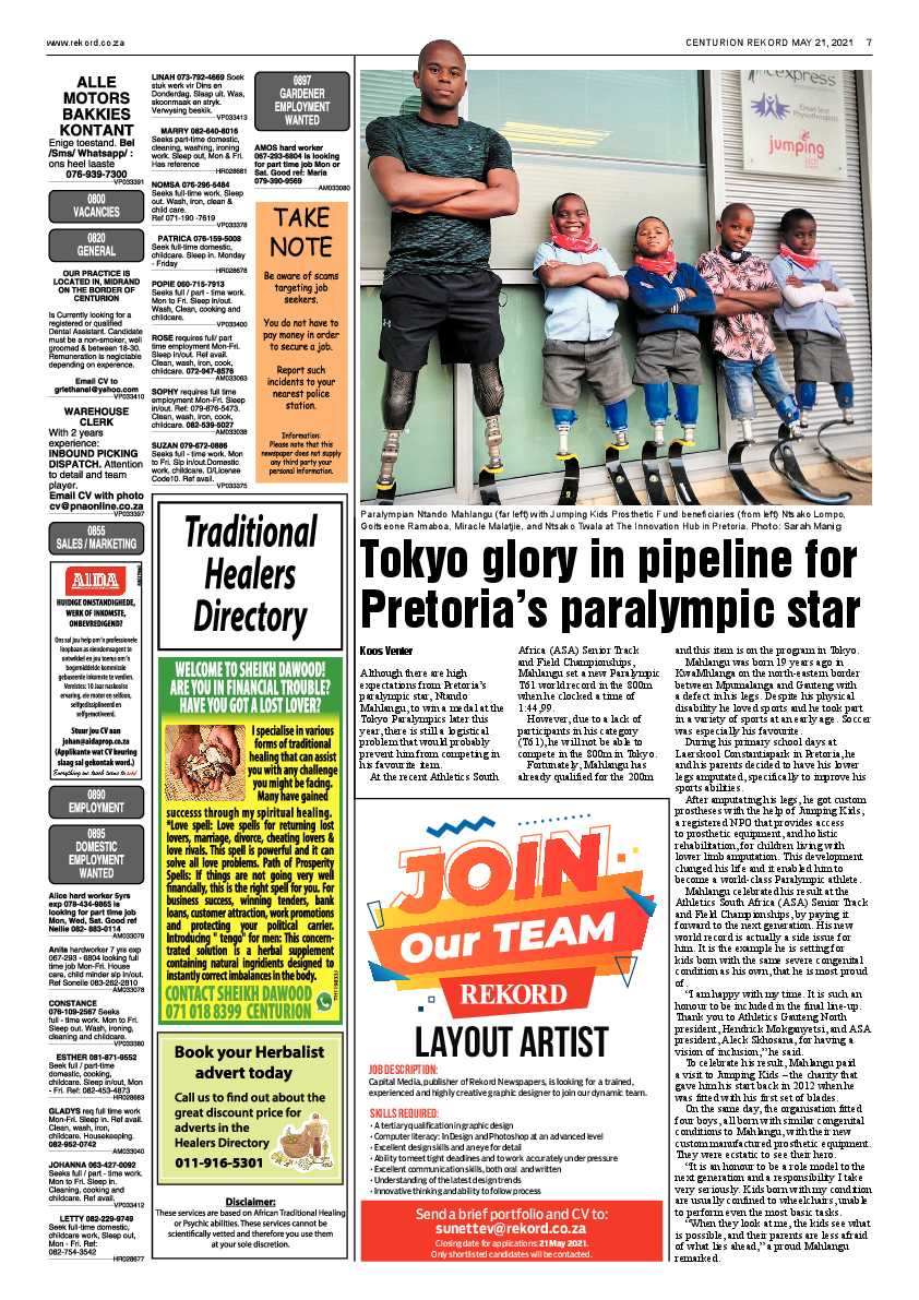 Rekord Centurion 21 May 2021 page 7