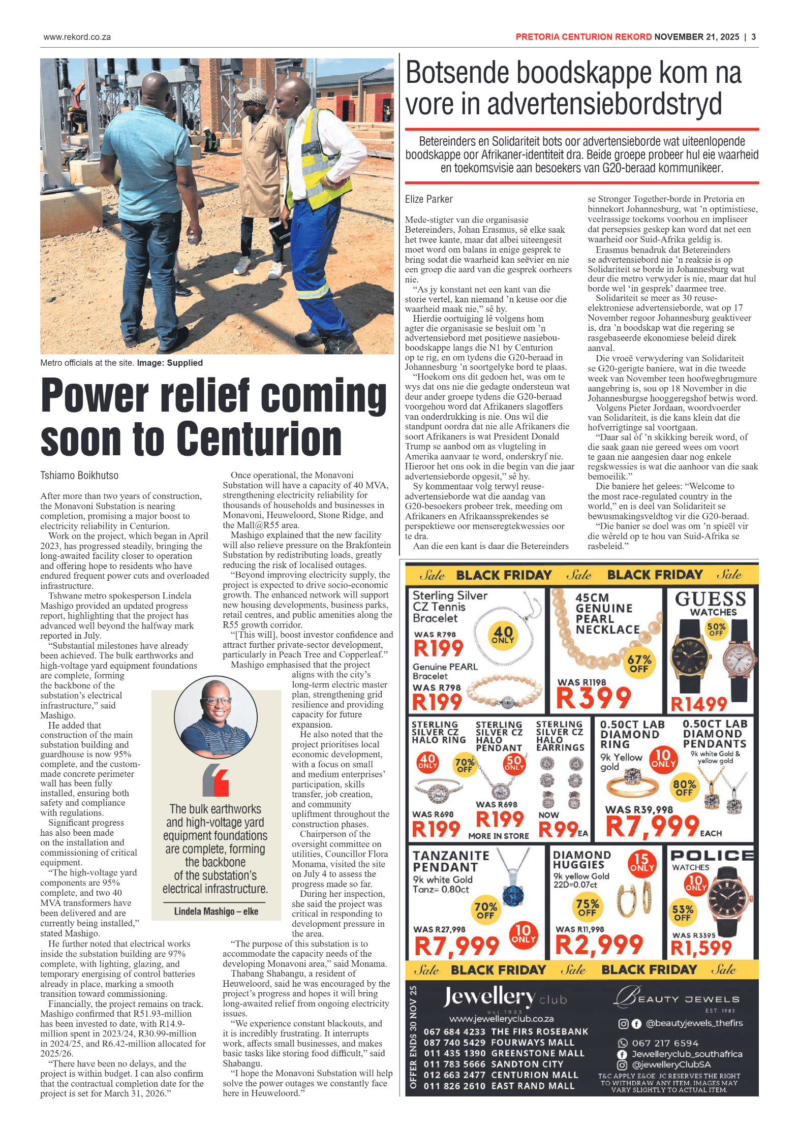 Rekord Centurion 21 November 2025 page 3