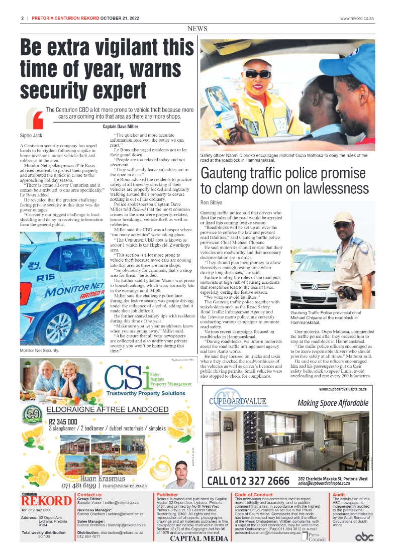 Rekord Centurion 21 October 2022 page 2