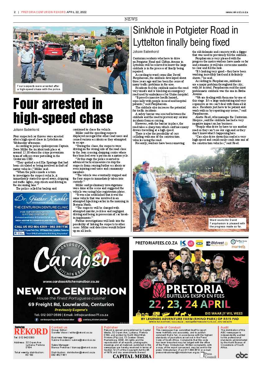 Rekord Centurion 22 April 2022 page 2