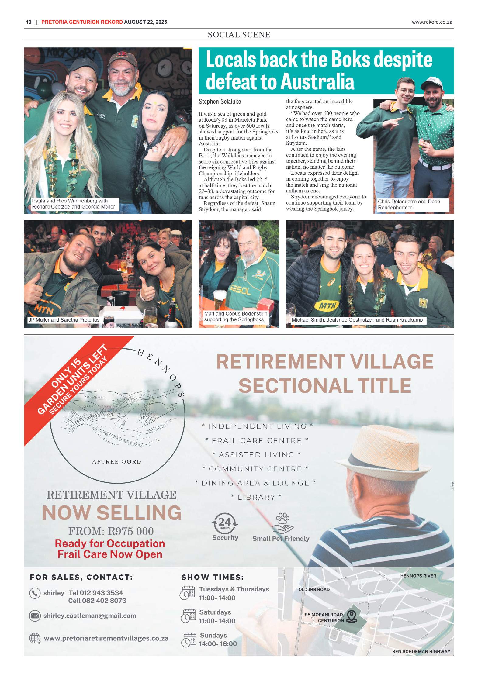 Rekord Centurion 22 August 2025 page 10