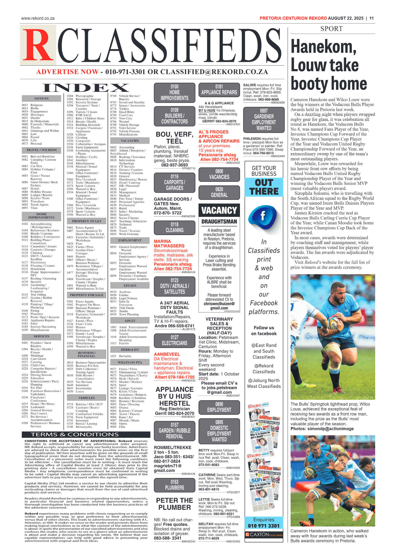 Rekord Centurion 22 August 2025 page 11